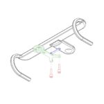 Underbar Mount for Cannondale Knot & Save Systems－キャノンデールKNOT/SAVE専用サイクルコンピューターマウント（Garmin）